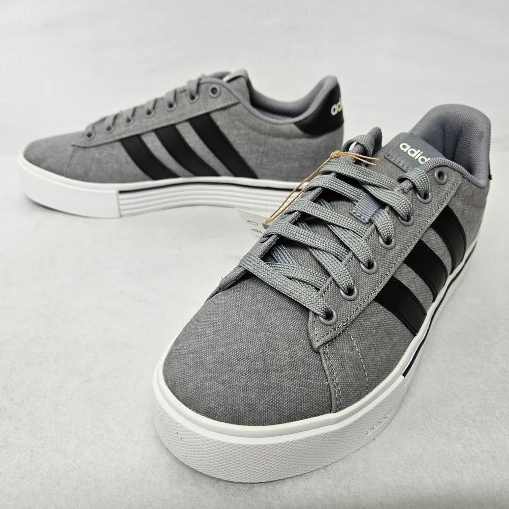 Adidas Daily 4.0 Athletic Shoes IF4493 Grey Black White Men's Size 9.5 - Picture 3 of 10